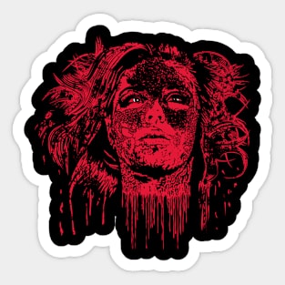 EAT - Bloody Face Sticker